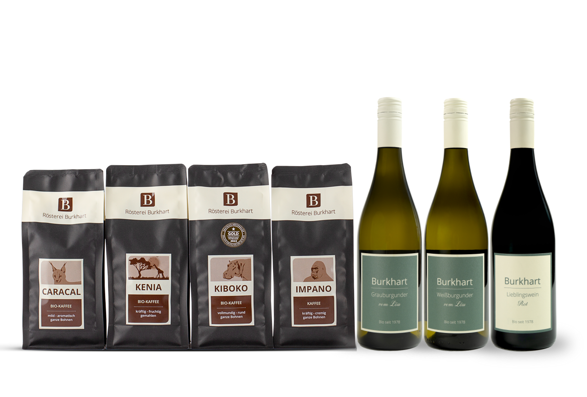 Probierpaket Kaffee + Wein